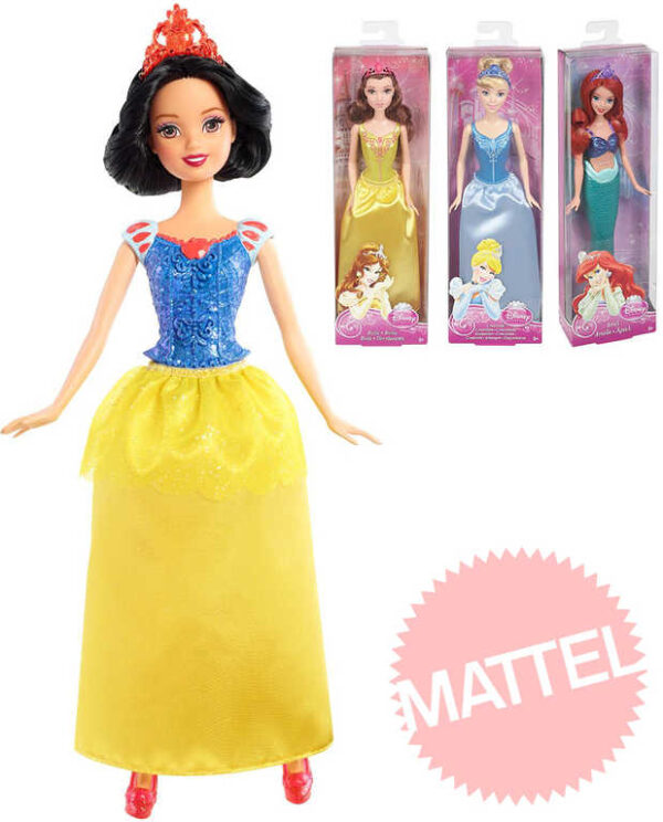 MATTEL Disney princezna 29cm z pohádky 4 druhy