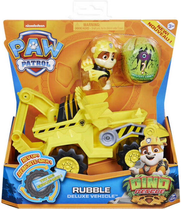 SPIN MASTER Tlapková Patrola Rubble set auto tematické s figurkou a dinosaurem