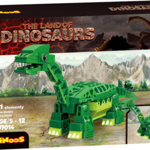 LiNooS Dinosaurus Brontosaurus 111 dílků plast STAVEBNICE