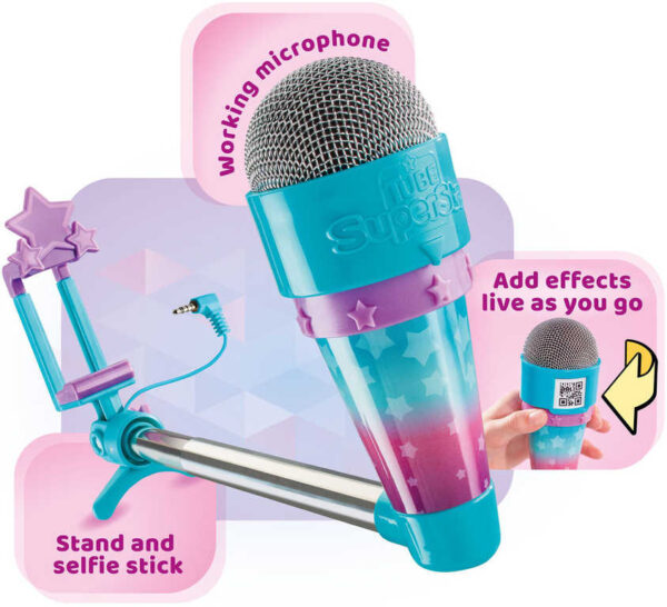 ADC Mikrofon na selfie tyči Tube Superstar set na tvorbu Youtube videí a Vlogů