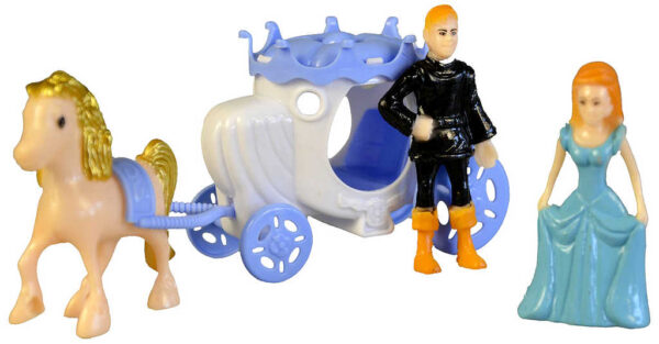 Herní set hrad ledové království s figurkami a kočárem na baterie Světlo Zvuk