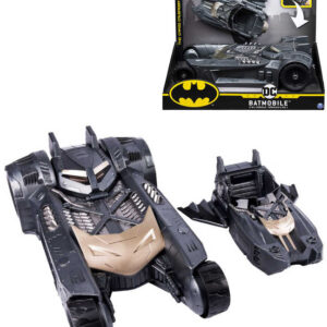 SPIN MASTER Batmobil a Batloď herní set 2v1 pro 10cm figurku plast