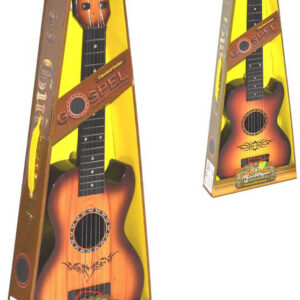 Kytara gospel klasická dětská s trsátkem 59cm 2 druhy v krabici plast