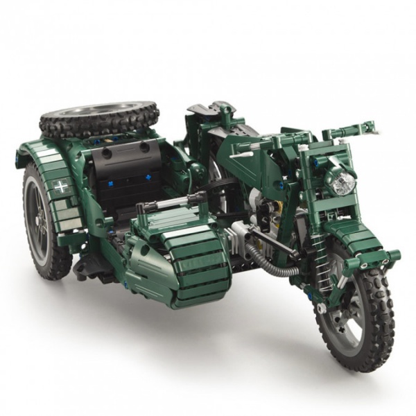 RC motorka se sajtnou - CADA bricks (629 dílků)