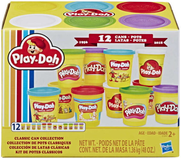 HASBRO PLAY-DOH Modelína barevná set 12 kelímků v krabici