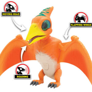 Dinosaurus interaktivní Pterodactyl ptakoještěr mává křídly na baterie plast Zvuk