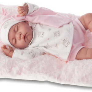 ANTONIO JUAN Panenka miminko Luna spící 40cm realistické provedení