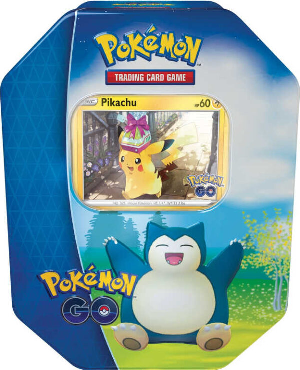 ADC Hra TCG Pokémon GO Tin set 4x booster s doplňky v kovovém boxu 3 druhy
