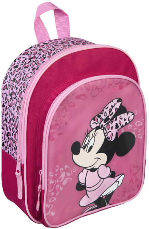 Dětský batůžek Disney Minnie Mouse s přední kapsou na zip 25x31cm