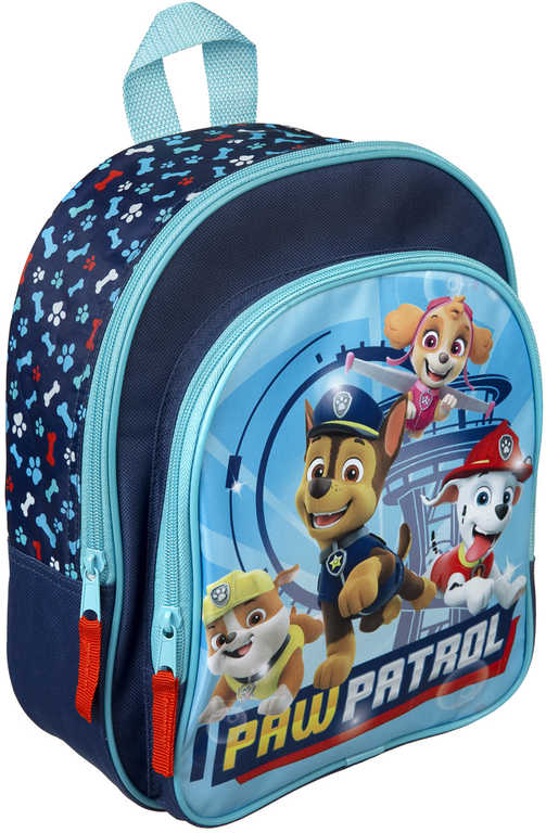 Dětský batůžek Tlapková Patrola s přední kapsou na zip 25x31cm
