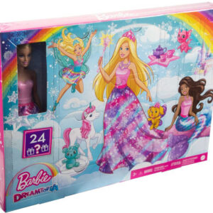 MATTEL BRB Dreamtopia set Adventní kalendář pohádkový s panenkou Barbie