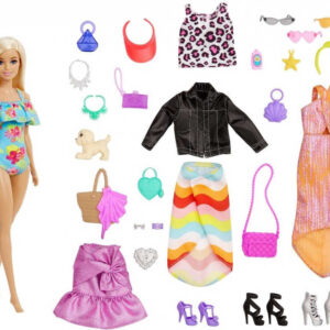 MATTEL BRB Adventní kalendář módní set s panenkou Barbie