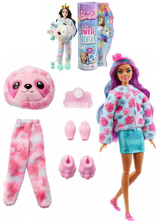 MATTEL BRB Barbie Cutie Reveal panenka zvířátko v převleku vysněná země 4 druhy