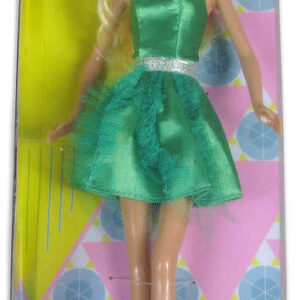 Panenka Defa Lucy koktejlové fashion šaty zelené v krabici
