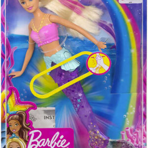 MATTEL BRB Panenka Barbie Dreamtopia mořská panna pohyblivý ocas na baterie Světlo