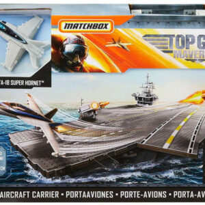 MATTEL Matchbox Top Gun: Maverick letadlová loď set s letadlem a doplňky