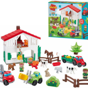 ECOIFFIER Abrick baby velká farma 2v1 herní set auta se zvířátky a figurkami